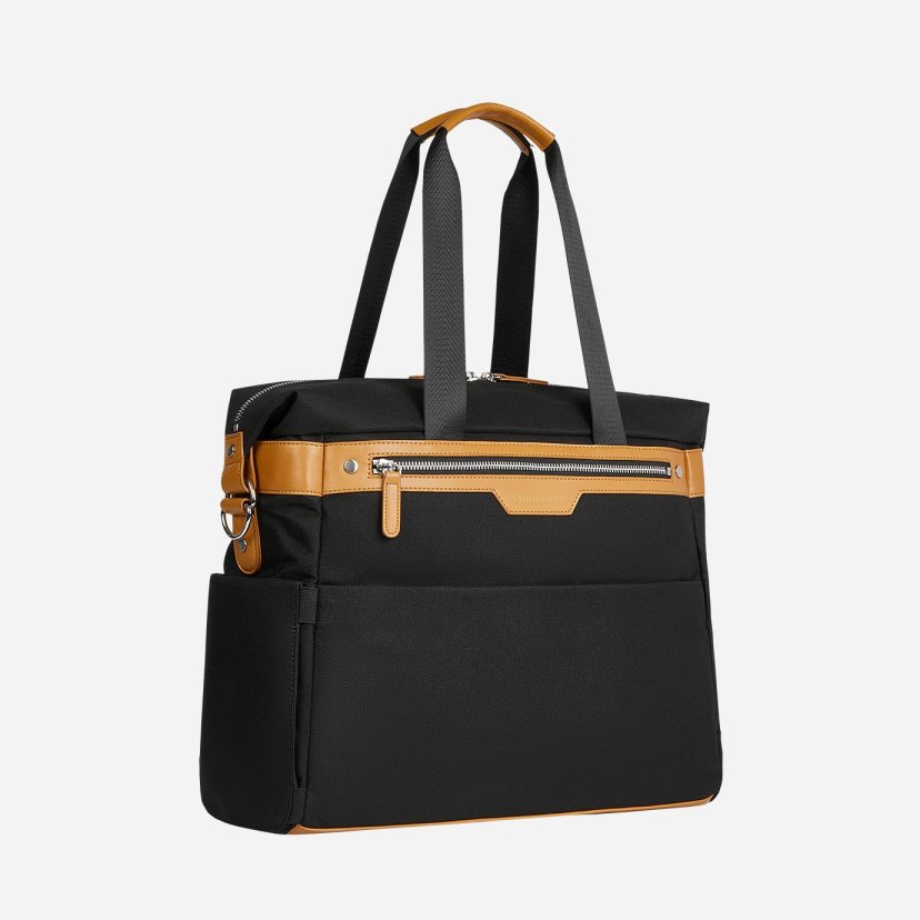 Nordace Bags | Hinz - Tote Bag For Work-Black-Brown