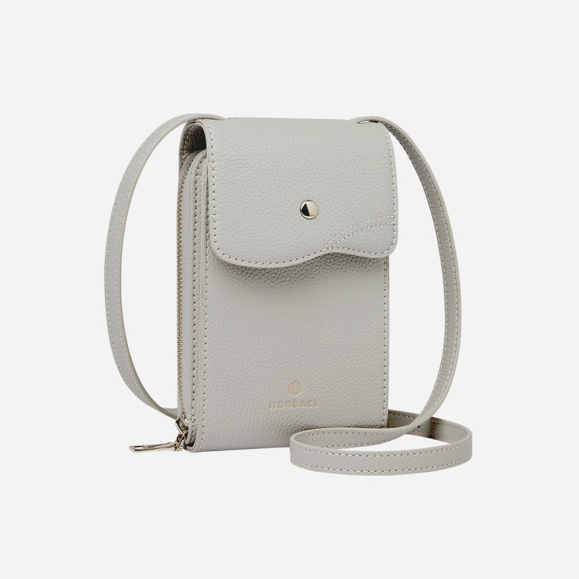 Nordace Bags | Pollina Vegan Phone Crossbody Bag-Light Gray