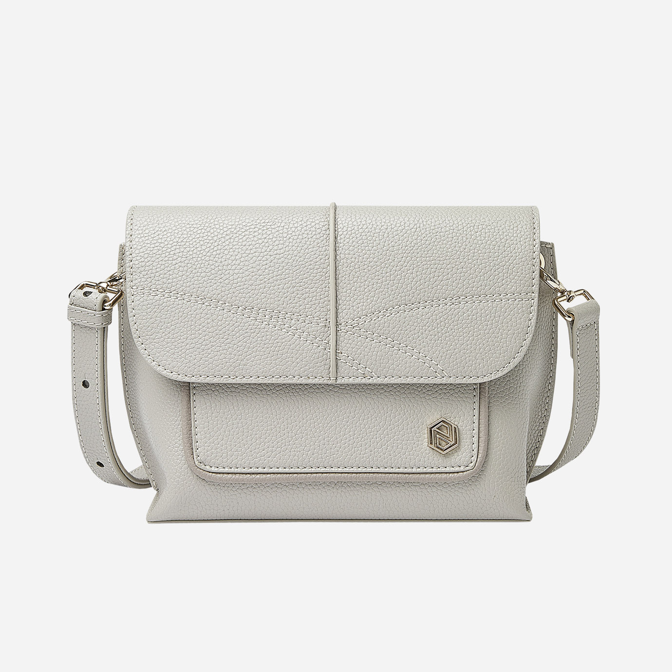 Nordace Bags | Pollina Vegan Crossbody Bag-Light Gray