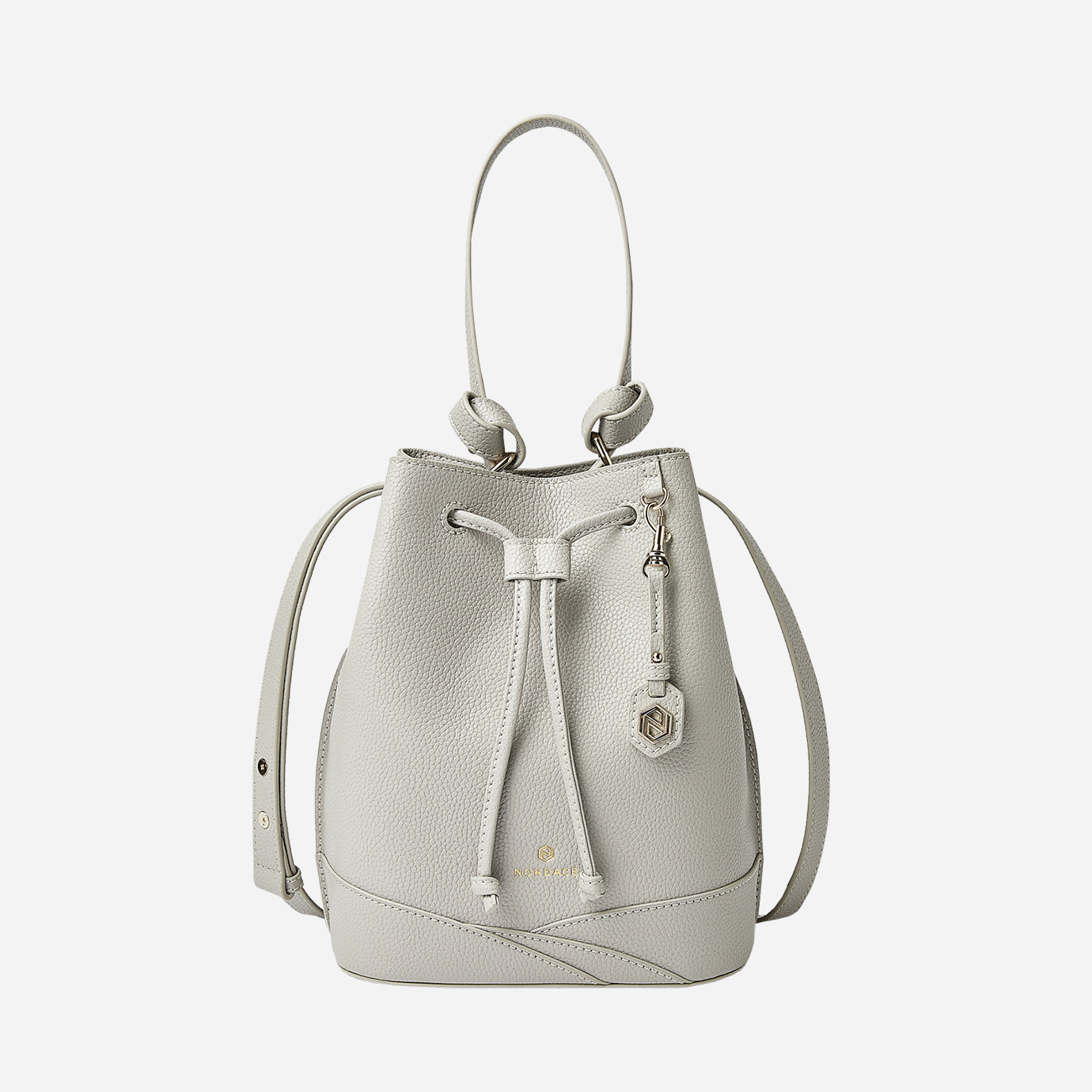 Nordace Bags | Pollina Vegan Bucket Bag-Light Gray